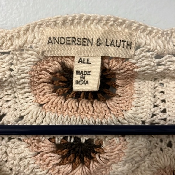 Andersen & Lauth Crocheted Poncho Big Girls All or Women’s Size Small Petite - Picture 2 of 5